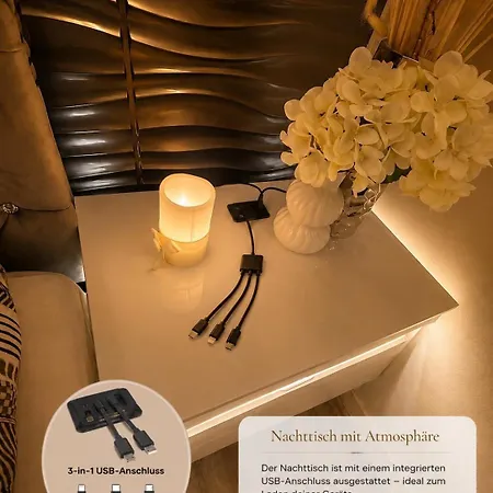 Vip Wellness Oase Mit 3zi Sauna Whirlpool Und Vielem Mehr Apartamento